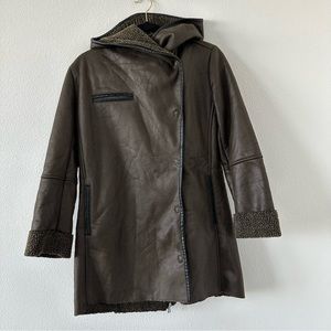 Sam Edelman Sydney Faux Fur Hooded Coat
